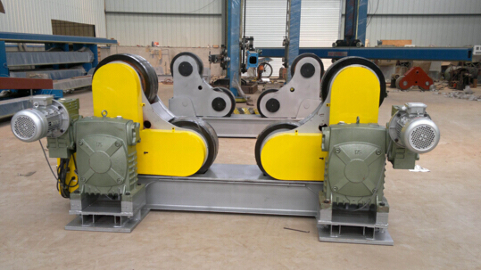 WP減速機和NMRV鋁合金減速機在可調式焊接滾輪架應用